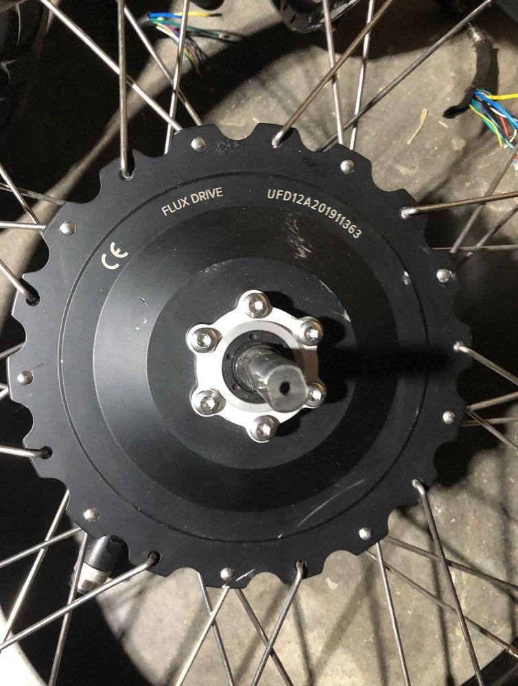 Alloy rim hub motor